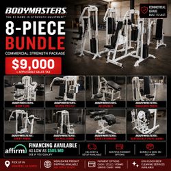 Bodymasters 8-Piece Commercial Strength Machine Package