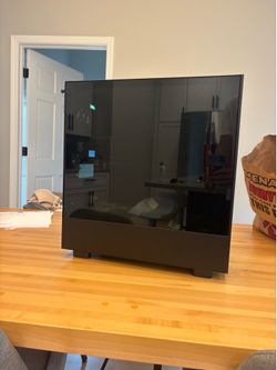 Black computer case