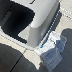 Cat Litter Box And Litter