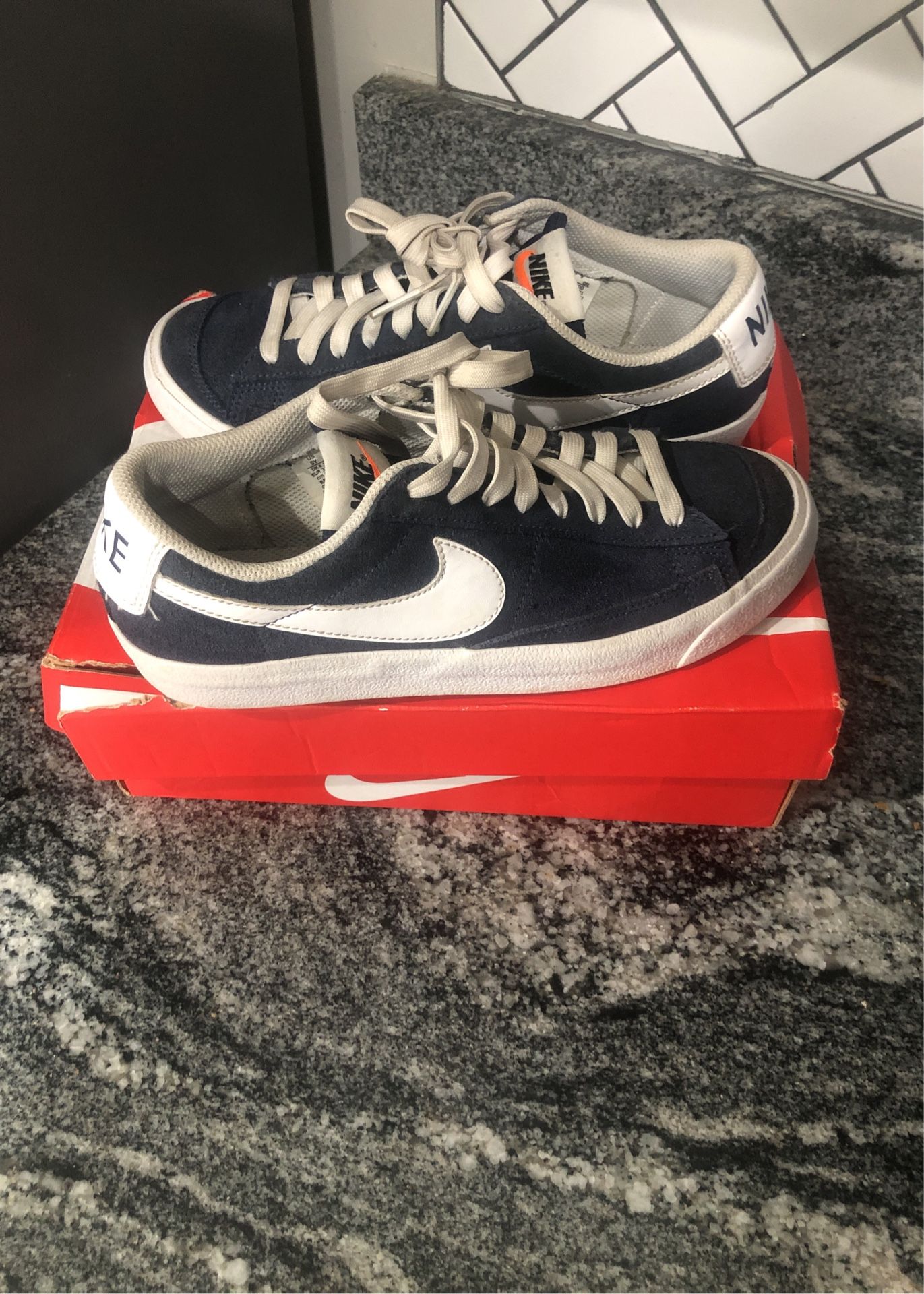 Nike Blazer Low 77 Midnight Navy (GS)