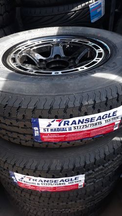 St225 75 r15 trailer tires 4 new $220