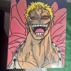 Resin Coated Acrylic Do flamingo Canvas 