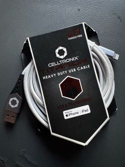 Celltronix 6FT Heavy Duty Lightning Charger Cable - $5