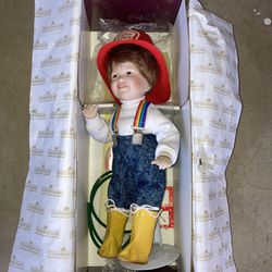 “Fire’s Out! Porcelain Doll Fire Chief By The Ashton-Drake Galleries Collector’s Doll