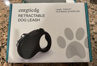 Retractable Dog Leash 16 FT (black)