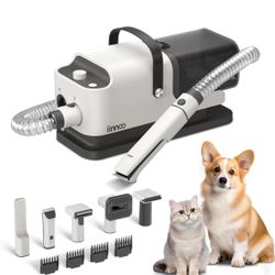 A100 Dog Grooming Vacuum & Dryer, All in One 26000Pa Dog Grooming Kit for Sheddi