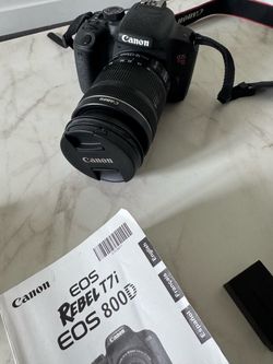 Canon EOS Rebel T7i DSLR Camera with 18-135mm Lens