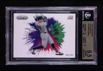 2025 panini prizm color blast aaron judge BGS.95