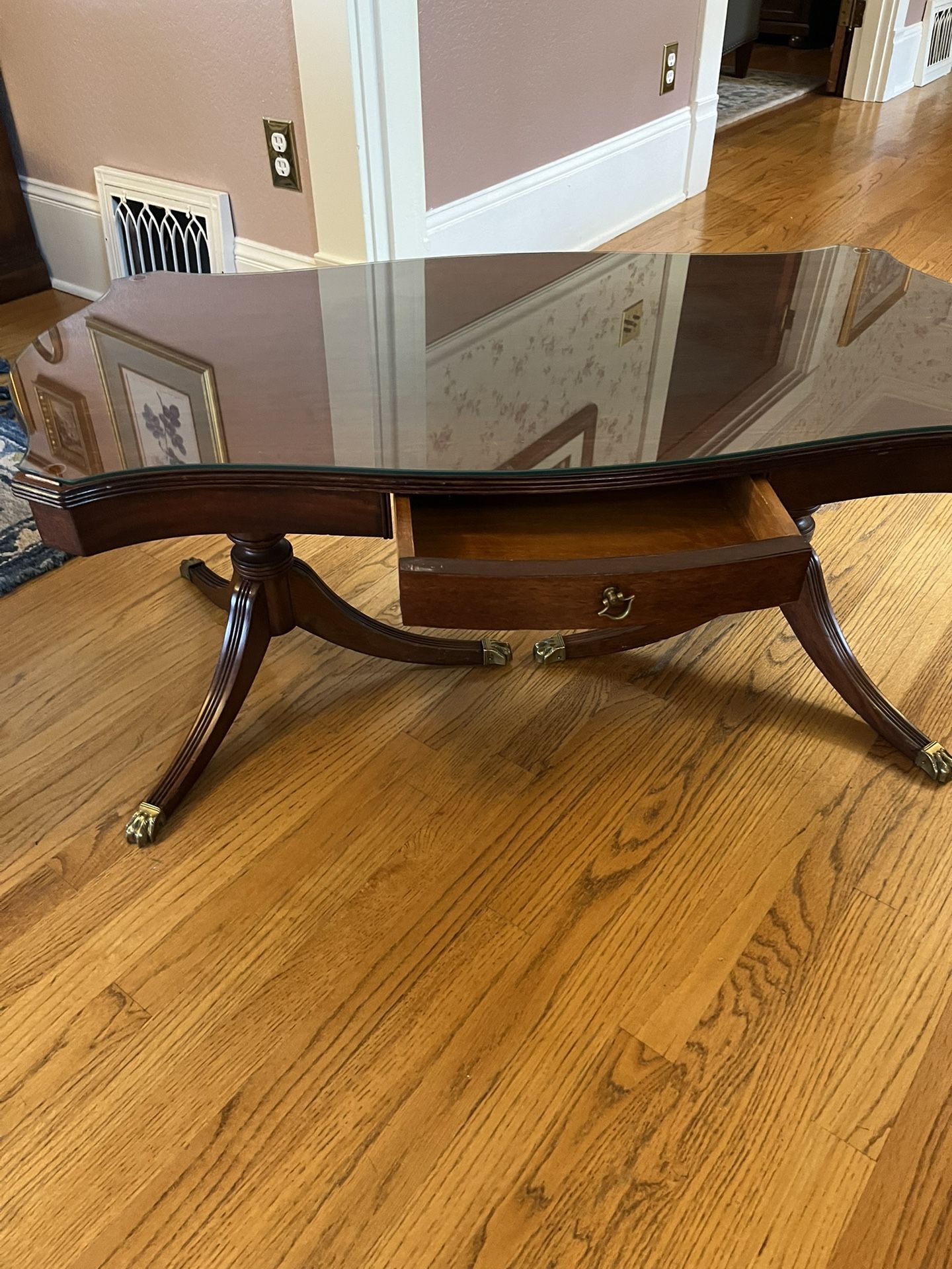 Vintage Mahogany Coffee Table