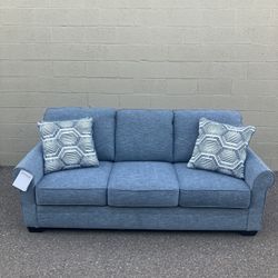 Brand New Blue Ashley Sofa 
