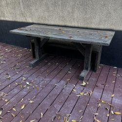 Reclaimed Wood Picnic Table - Free