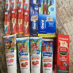 Toothepaste & Toothebrushes 