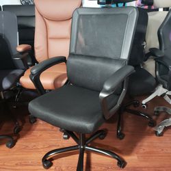 New Office Desk Computer Chair, Ergonomic High Back Comfy Swivel Gaming Home Mesh Chairs W/ Wheels, Lumbar Support, Adjustable Headrest, Comfortable P