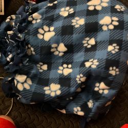 Paw Print Blanket