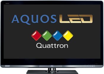 65 inch Sharp TV with stand and remote