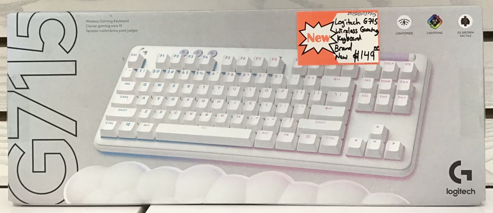 Logitech G715 Wireless Gaming Keyboard Brand New
