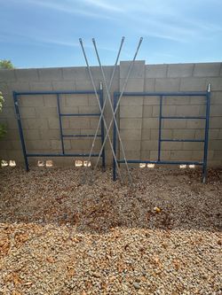 Scaffolding Frames with Cross Braces