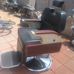 Vintage barber chair