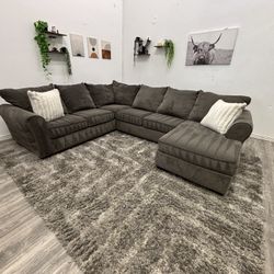 Gray Sectional Couch - Free Delivery 
