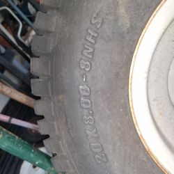 4 Good Tires N Rims For Zero Turn Mower And Land Tractor 