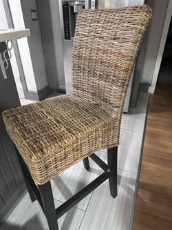 Wicker bar & counter stool/chair