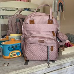 Pink Diaper Bag 