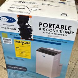 Whynter Nex 10,000 (DOE) BTU Inverter Portable Air Conditioner Cools 500 sq. ft. with Dehumidifier, and Wifi Enabled in White  $300