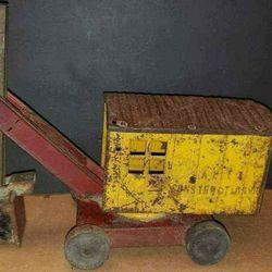 Antique 1930s Marx Apex Construction Company Steam Shovel toy