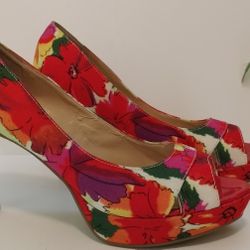 Pre-owned Women Dress Shoes Pump Open-toed 6.5M