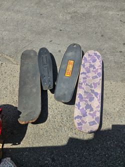 Skateboards.