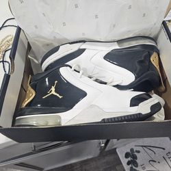 Air Jordan Jordan Big Fund Premium 'White Metallic Gold' Mens Size 8.5 Sneakers Shoes