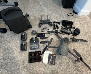 DJI Mavic 2 PRO Drone 3x battery case filters card remote plus MORE