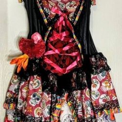 DIA DE LOS MUERTOS HALLOWEEN DRESS