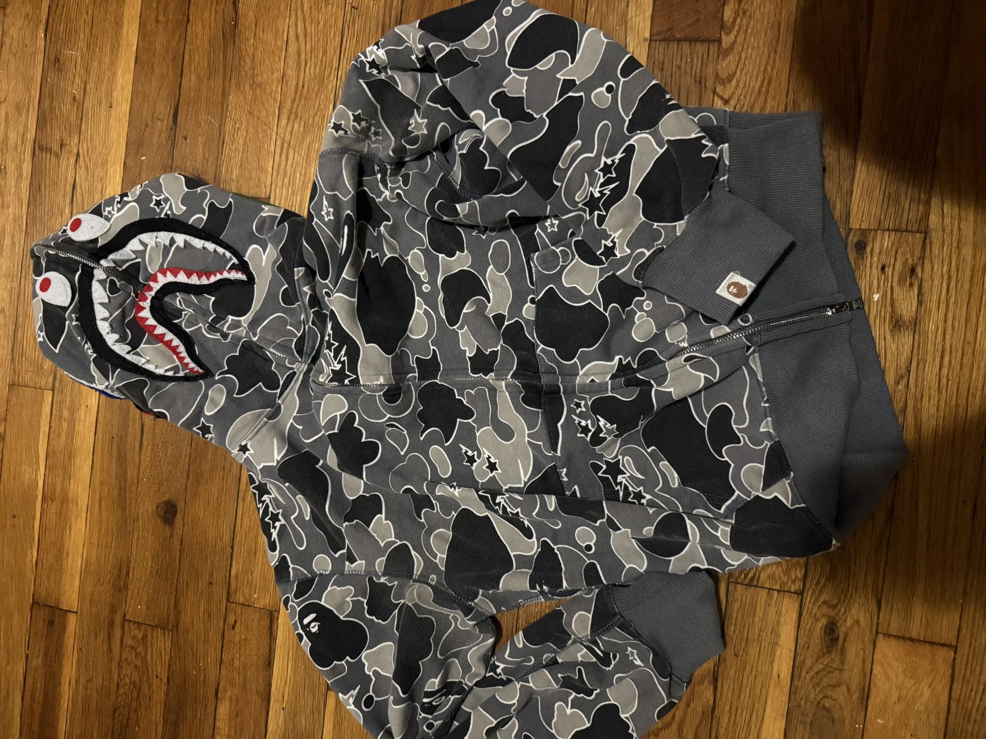 Bape Sta Camo Shark Full Zip Hoodie