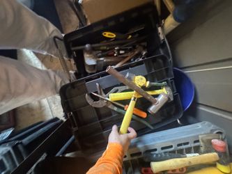 Mixed Hand Tool Lot with Toolbox