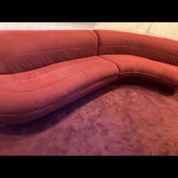Rare Red modern sofa 