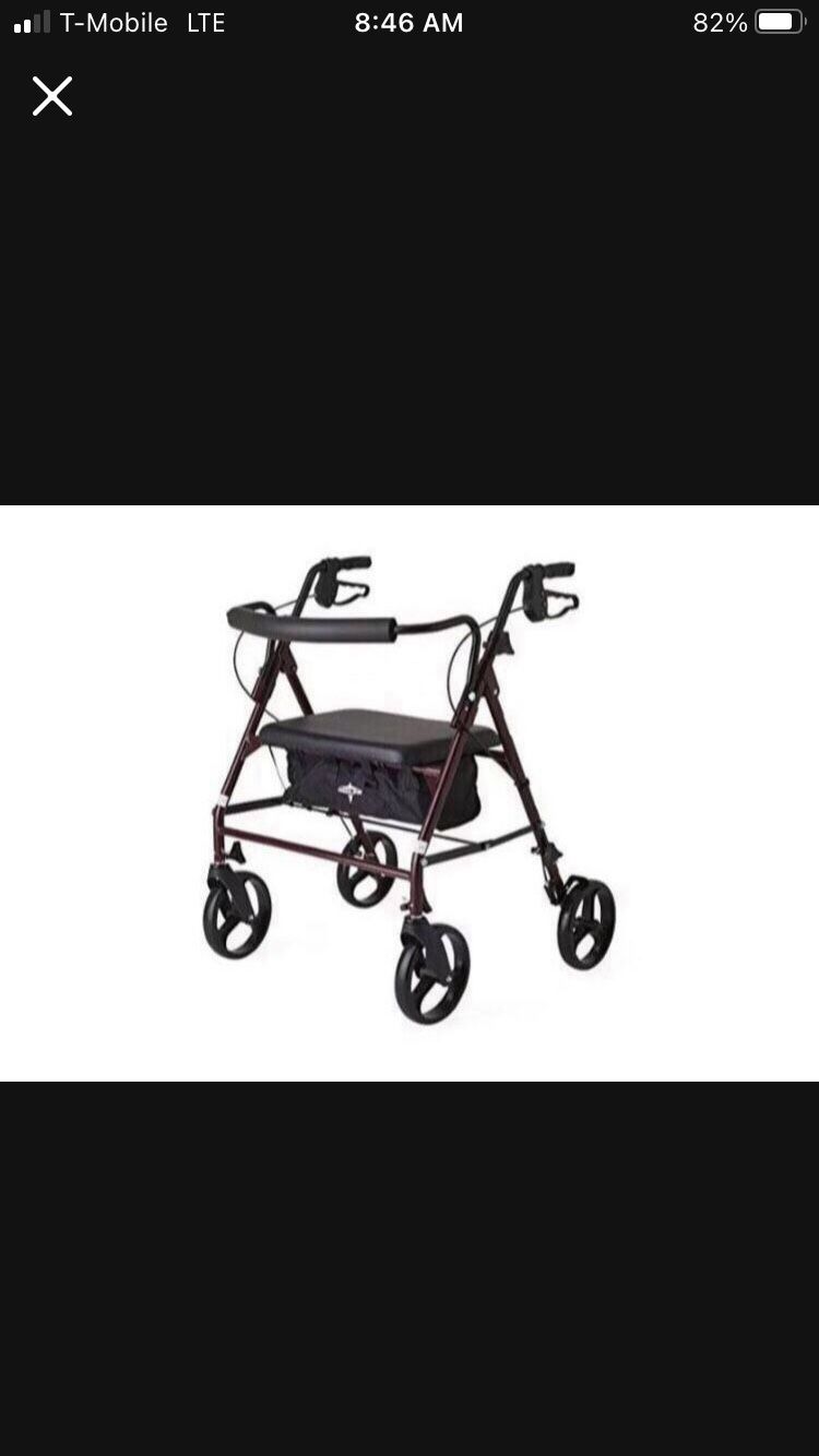 Guardian Bariatric Rolling Walker with wheels, steel! for Sale in