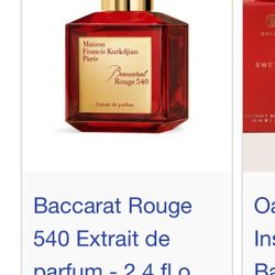 cologne/perfume Maison Francis Baccarat Rouge 540
