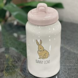 Rae Dunn Easter Bunny Love canister 