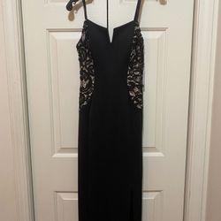 Black Dress with Slit