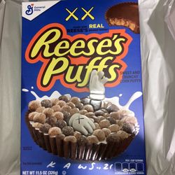 KAWS x Reese’s Puffs Limited Edition Cereal SIGNED!