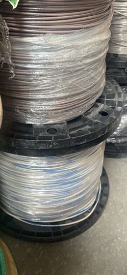 #12 Solid White w/Blue Stripe 2500’