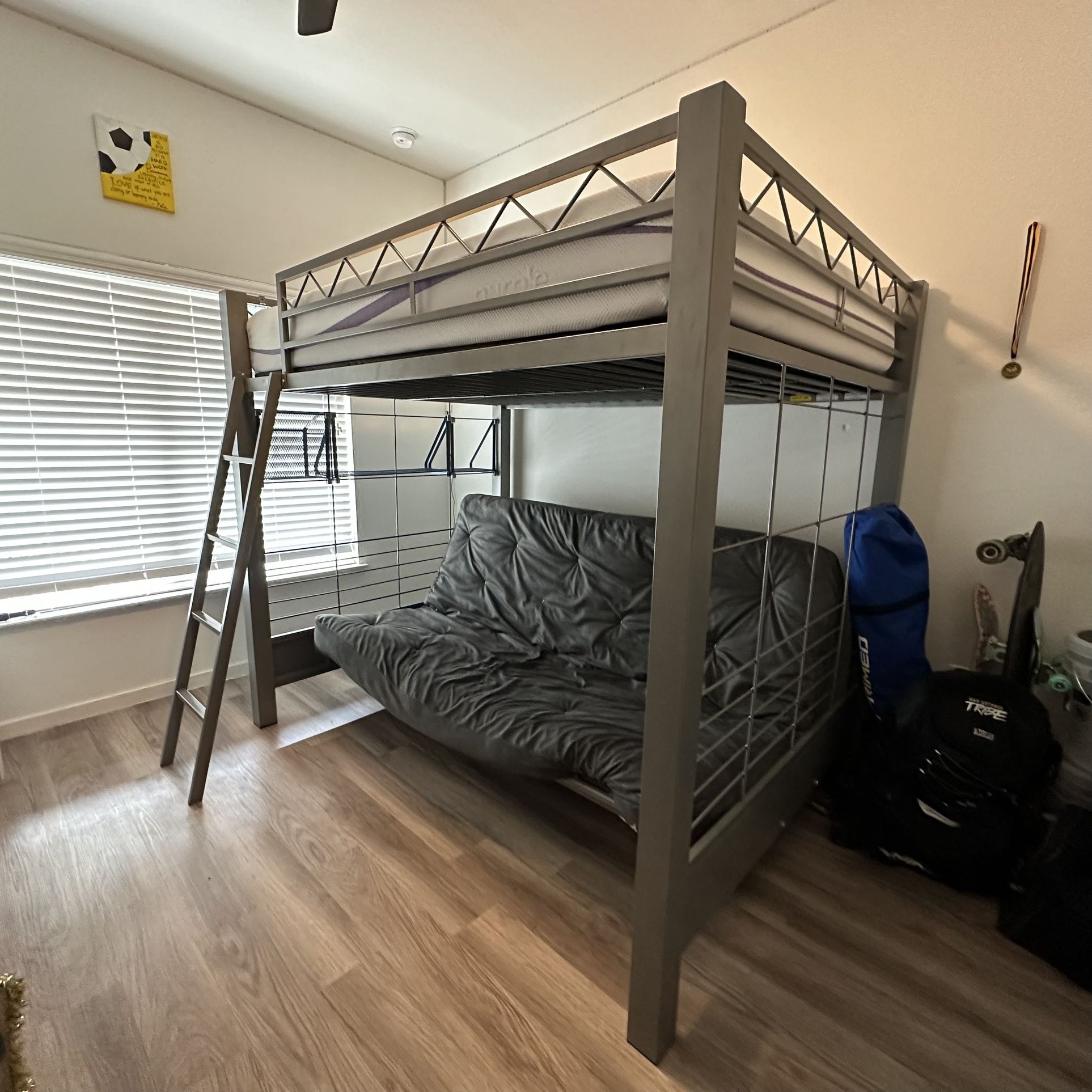 Bunk bed With Futon for Sale in San Antonio, TX OfferUp