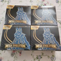 Mega Evolution Elite Trainer Box Lucario $85