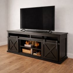 Solid Hardwood Barn Door Console
