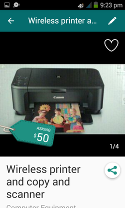 Wireless Printer scanner and copy machine