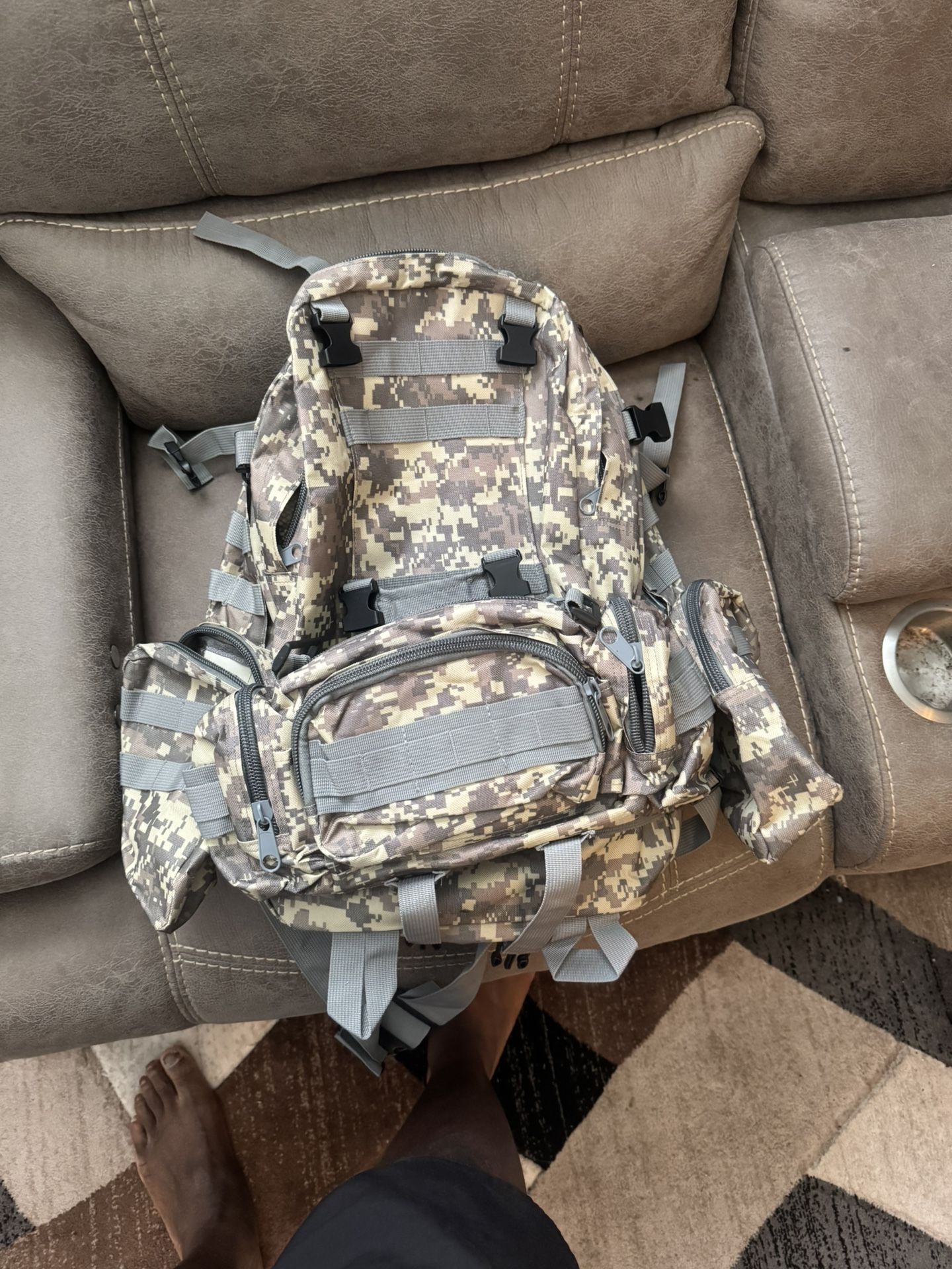 Camo Hiking Bag