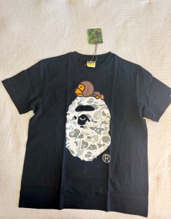 BAPE Black Space Camo Baby Milo T-Shirt — Large