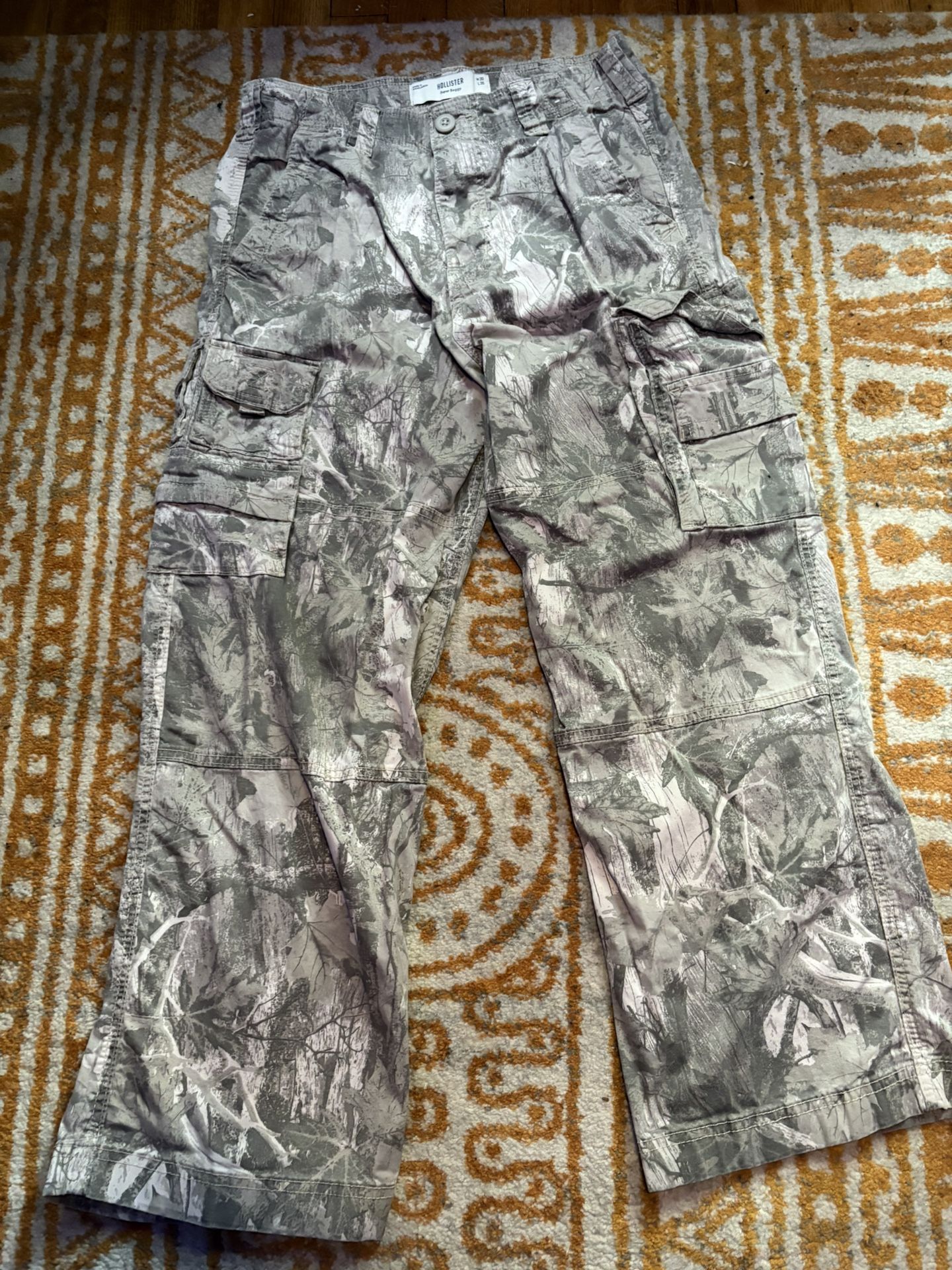Hollister camo cargo Skate jeans