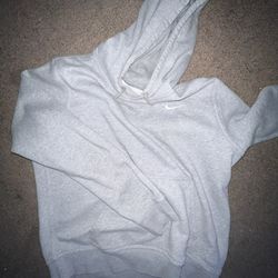 Grey Nike pullover hoodie